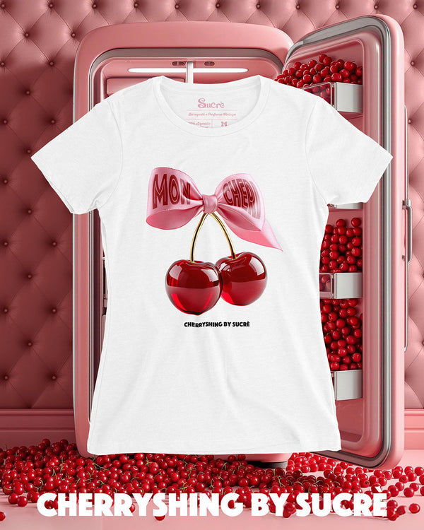 CAMISETA FEMININA SLIM FIT -  CHERRYSHING