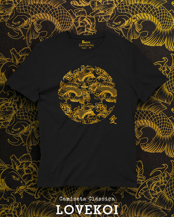 CAMISETA CLÁSSICA - LOVEKOI Camiseta BeSucrè Preto-Amarelo PP 