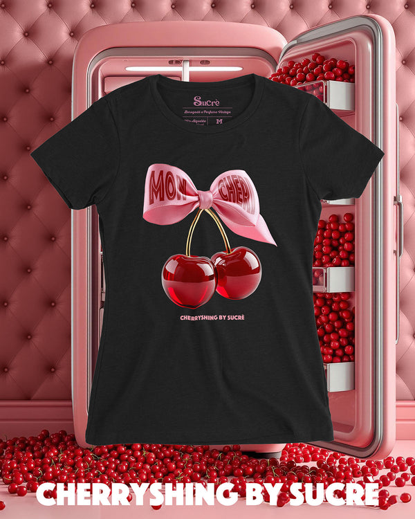 CAMISETA FEMININA SLIM FIT -  CHERRYSHING