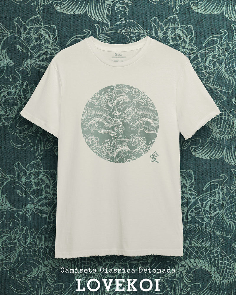 CAMISETA CLÁSSICA - LOVEKOI Camiseta BeSucrè Off-White Detonada PP 