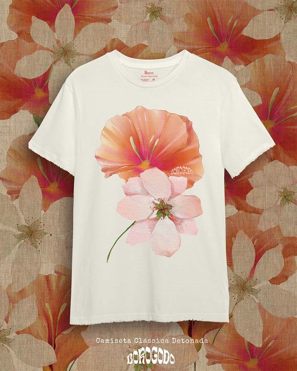 CAMISETA CLÁSSICA - BOROGODÓ III Camiseta BeSucrè Off-White Detonada PP 