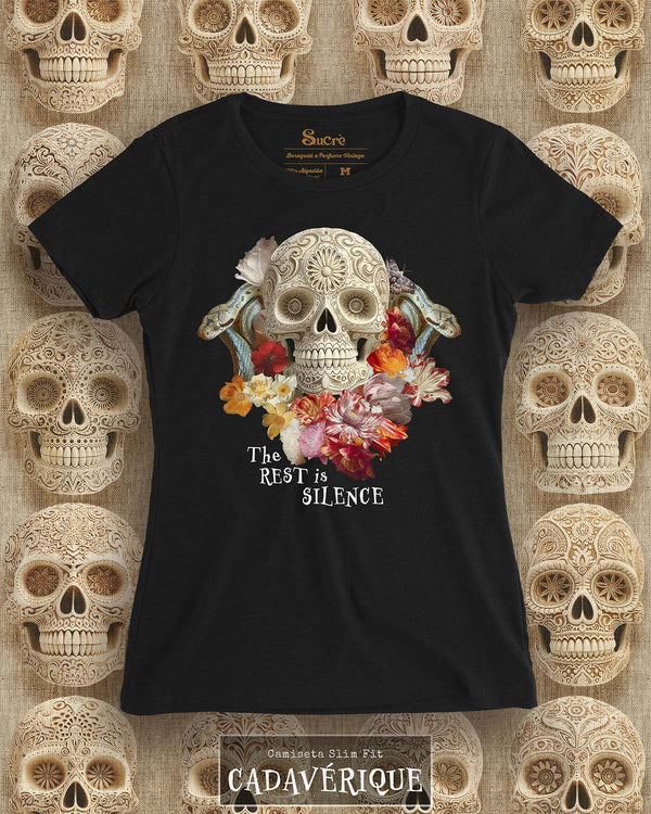 CAMISETA FEMININA SLIM FIT - CADAVÉRIQUE Camiseta BeSucrè   