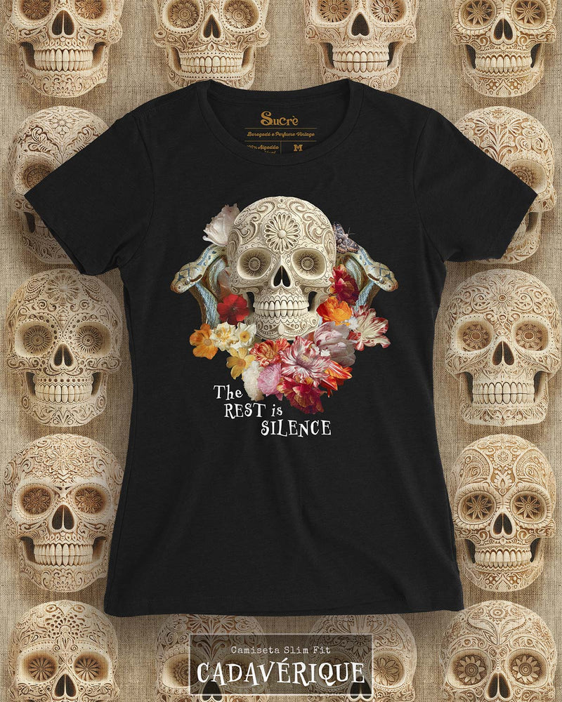 CAMISETA FEMININA SLIM FIT - CADAVÉRIQUE Camiseta BeSucrè   