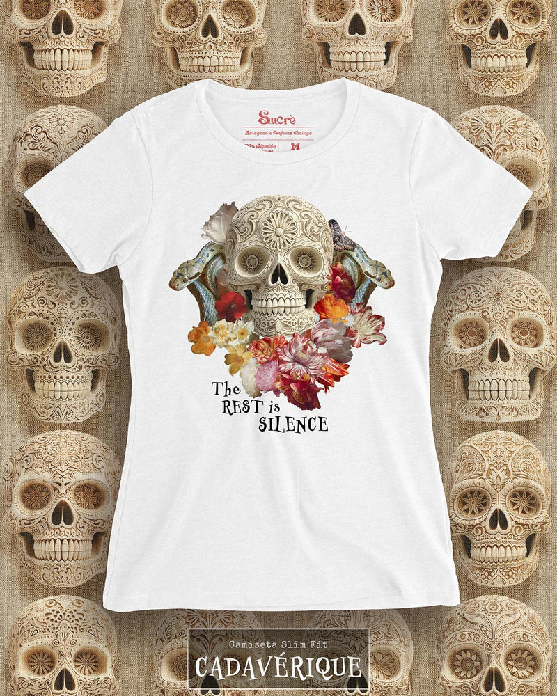 CAMISETA FEMININA SLIM FIT - CADAVÉRIQUE Camiseta BeSucrè   
