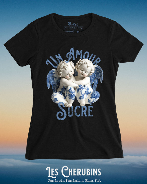 CAMISETA FEMININA SLIM FIT - LES CHÉRUBINS