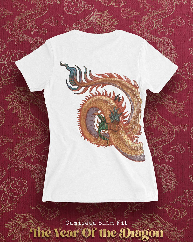 CAMISETA FEMININA SLIM FIT - THE YEAR OF THE DRAGON Camiseta BeSucrè   