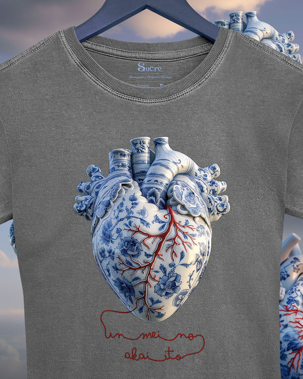 CAMISETA FEMININA SLIM FIT - UNMEI NO AKAI ITO I Camiseta BeSucrè   