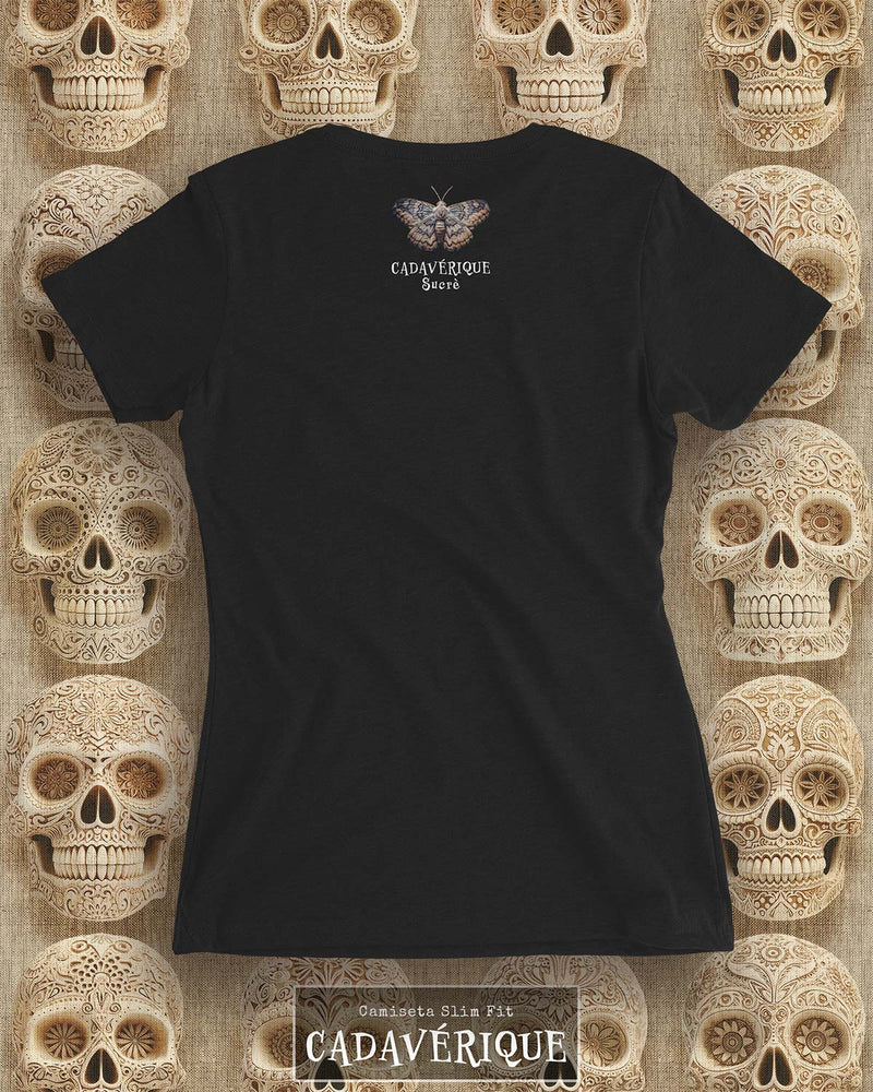 CAMISETA FEMININA SLIM FIT - CADAVÉRIQUE Camiseta BeSucrè   