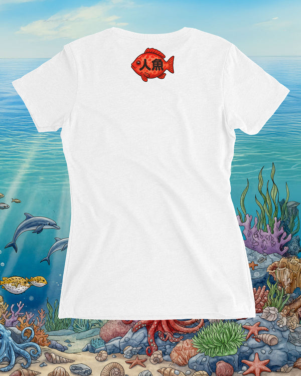CAMISETA FEMININA SLIM FIT -  SUCRÈ NOODLE MERMAID