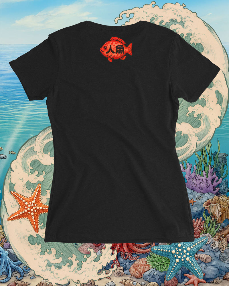 CAMISETA FEMININA SLIM FIT -  SUCRÈ NOODLE MERMAID
