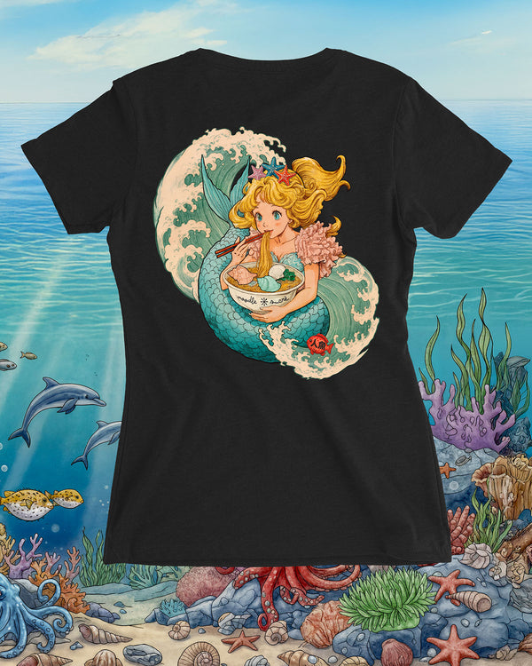 CAMISETA FEMININA SLIM FIT -  SUCRÈ NOODLE MERMAID