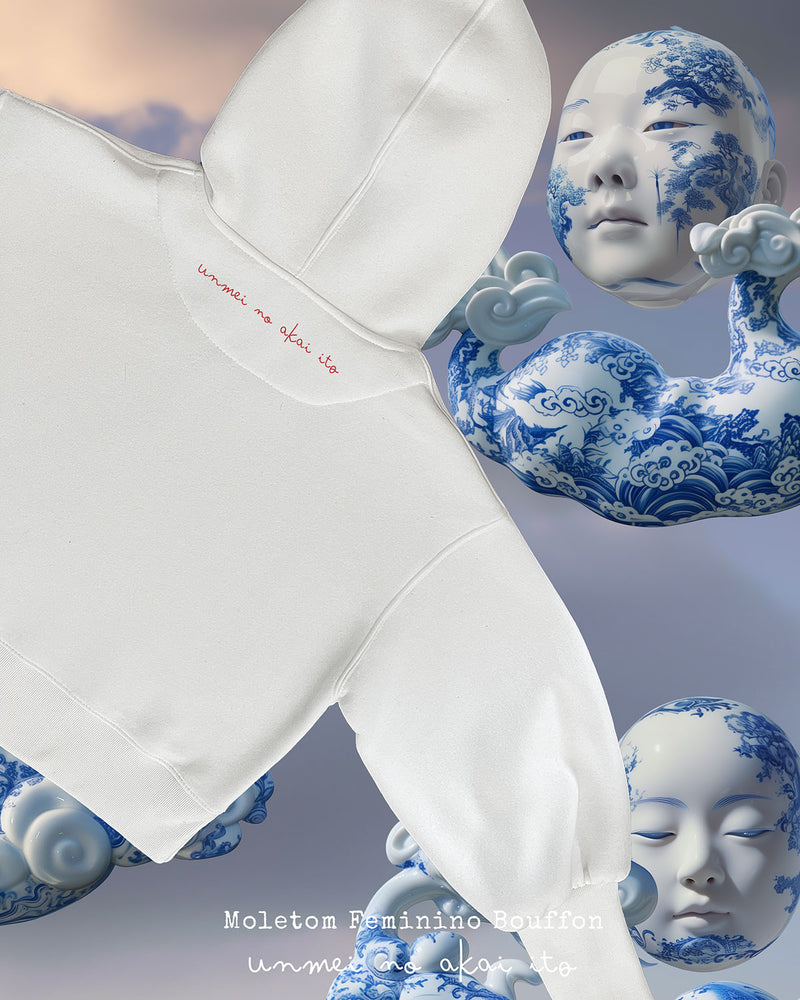 MOLETOM FEMININO BOUFFON - UNMEI NO AKAI ITO II Moletom BeSucrè   