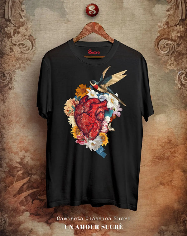 CAMISETA CLÁSSICA - AMOUR SUCRÈ Camiseta BeSucrè Preto P 
