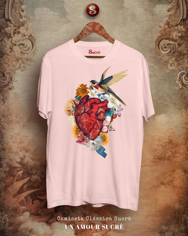 CAMISETA CLÁSSICA - AMOUR SUCRÈ Camiseta BeSucrè Rosa pálido P 