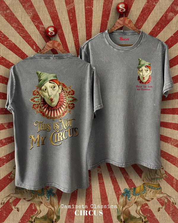 CAMISETA CLÁSSICA - CIRCUS Camiseta BeSucrè Cinza estonada P 