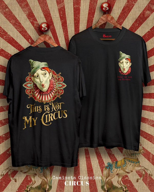 CAMISETA CLÁSSICA - CIRCUS Camiseta BeSucrè Preto P 