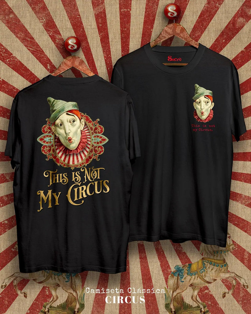 CAMISETA CLÁSSICA - CIRCUS Camiseta BeSucrè Preto P 