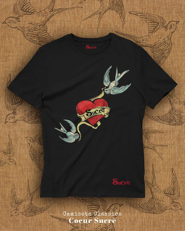 CAMISETA CLÁSSICA - COEUR SUCRÈ Camiseta BeSucrè Preto P 