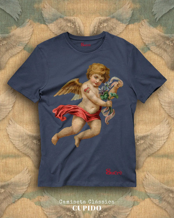 CAMISETA CLÁSSICA - CUPIDO Camiseta BeSucrè Cinza P 