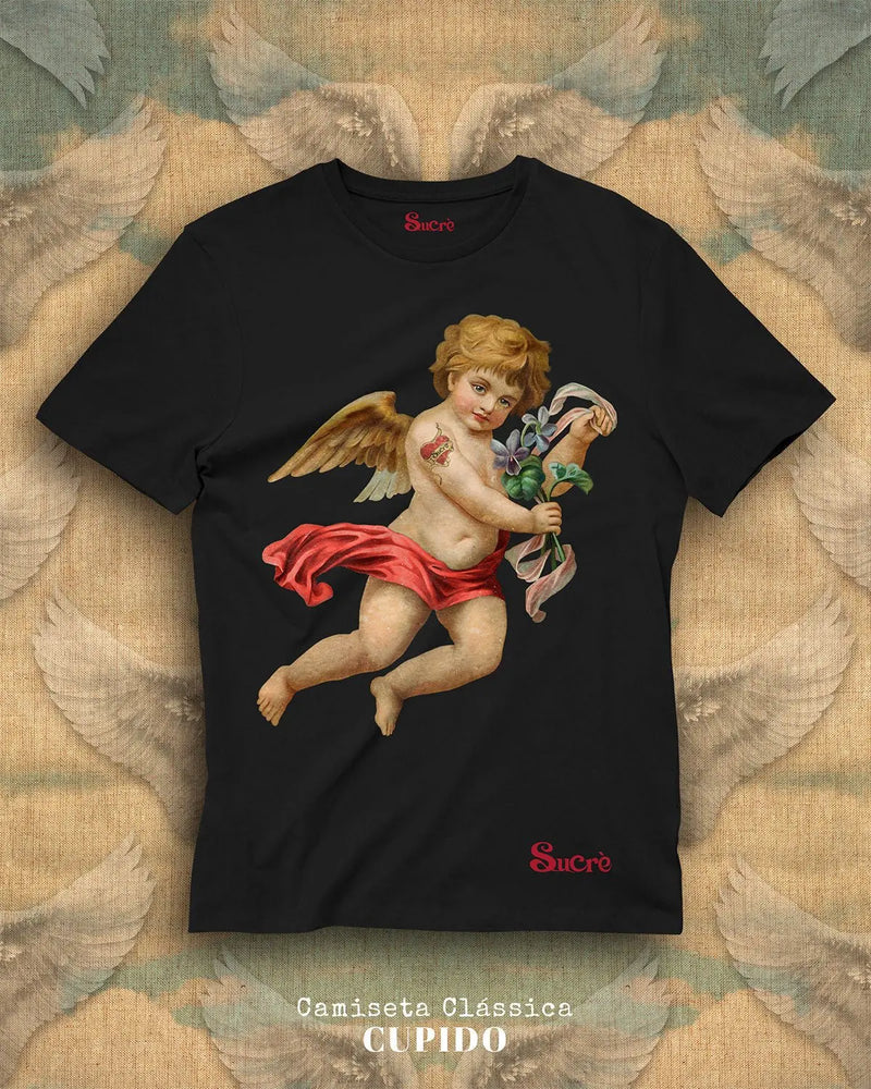 CAMISETA CLÁSSICA - CUPIDO Camiseta BeSucrè Preto P 