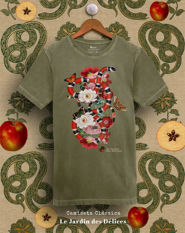 CAMISETA CLÁSSICA - LE JARDIN DES DÉLICES Camiseta BeSucrè Cáqui Estonada PP 