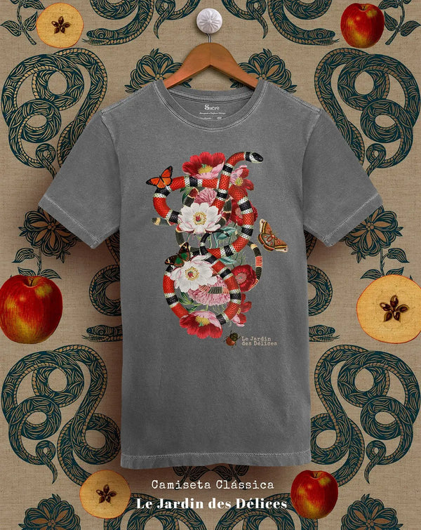 CAMISETA CLÁSSICA - LE JARDIN DES DÉLICES Camiseta BeSucrè Cinza Estonada PP 