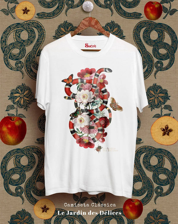 CAMISETA CLÁSSICA - LE JARDIN DES DÉLICES II Camiseta BeSucrè Branca P 