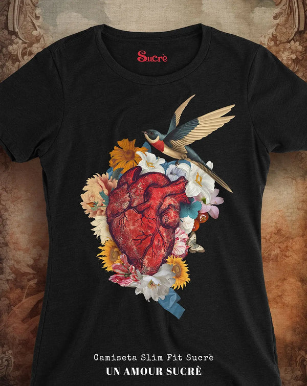 CAMISETA FEMININA SLIM FIT - AMOUR SUCRÈ Camiseta BeSucrè   