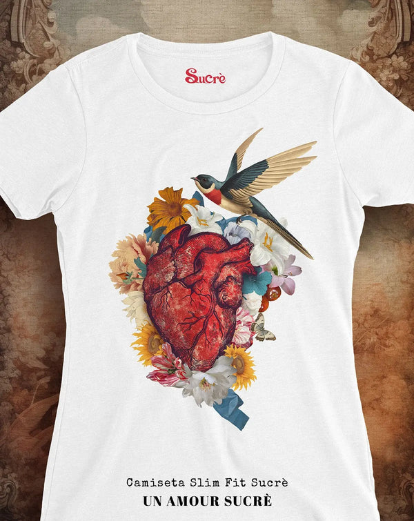 CAMISETA FEMININA SLIM FIT - AMOUR SUCRÈ Camiseta BeSucrè   