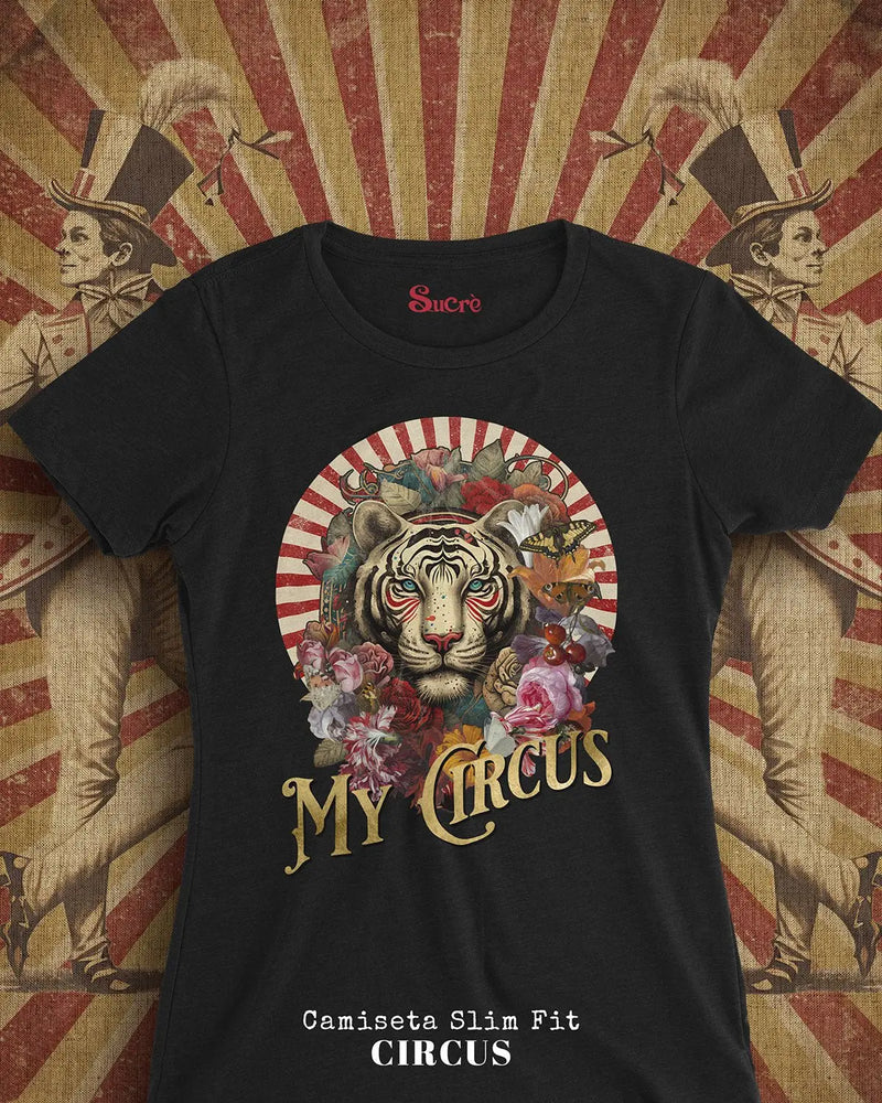 CAMISETA FEMININA SLIM FIT - CIRCUS II Camiseta BeSucrè   