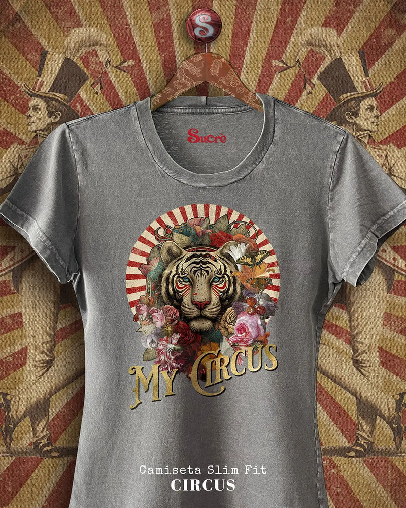 CAMISETA FEMININA SLIM FIT - CIRCUS II Camiseta BeSucrè   