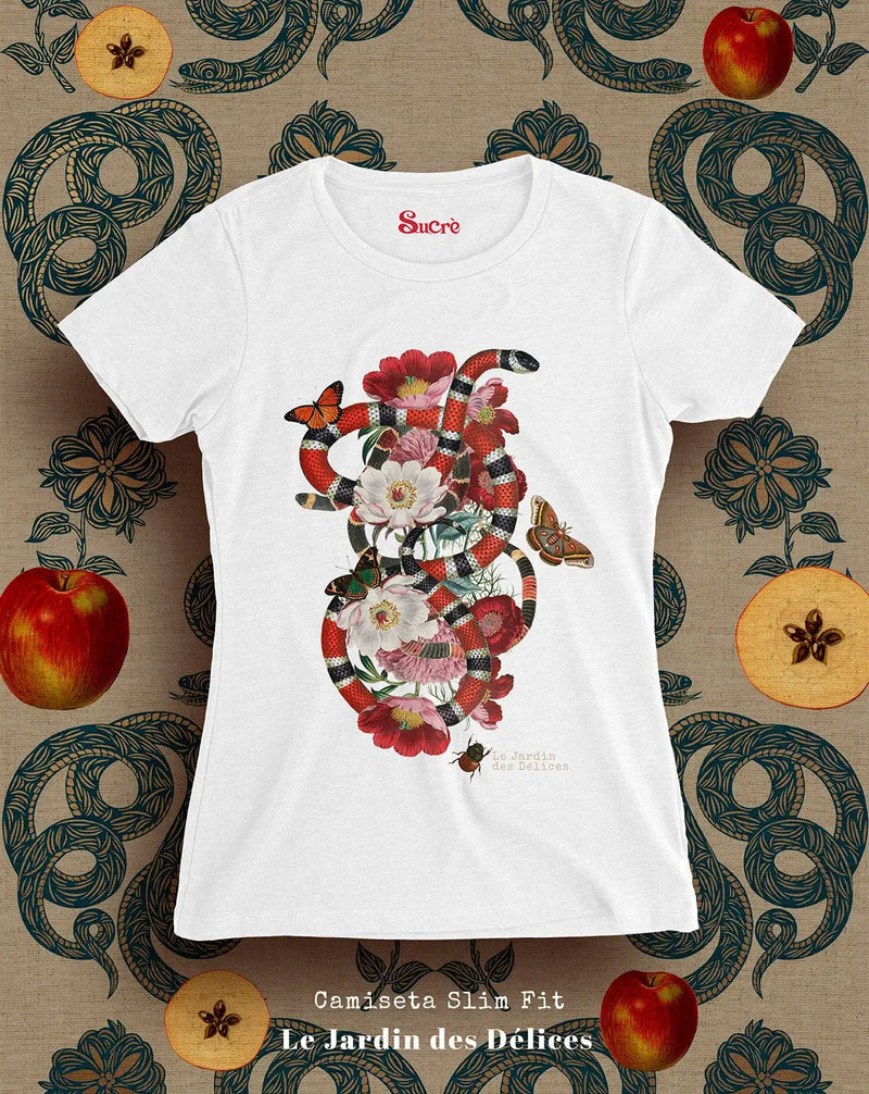 CAMISETA FEMININA SLIM FIT - LE JARDIN DES DÉLICES II Camiseta BeSucrè Branca P 