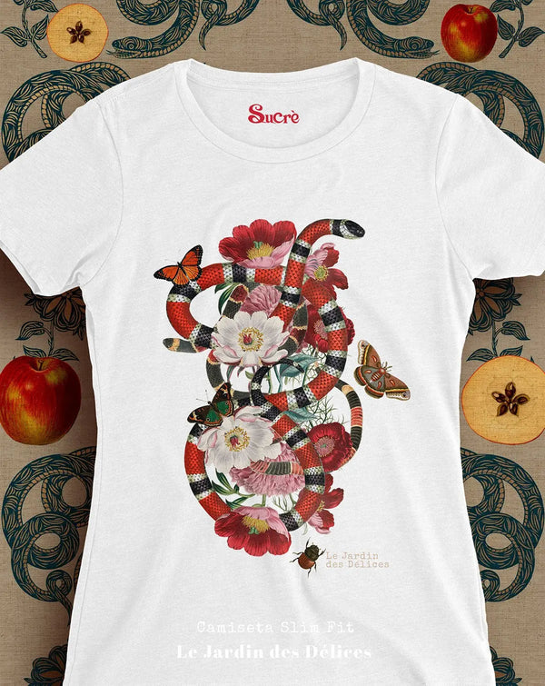 CAMISETA FEMININA SLIM FIT - LE JARDIN DES DÉLICES II Camiseta BeSucrè   