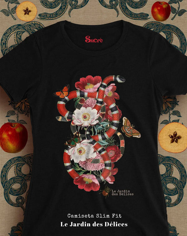 CAMISETA FEMININA SLIM FIT - LE JARDIN DES DÉLICES II Camiseta BeSucrè   