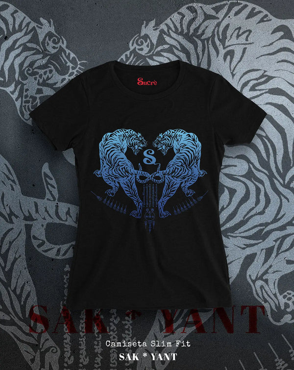 CAMISETA FEMININA SLIM FIT - SAK*YANT Camiseta BeSucrè Preto P 