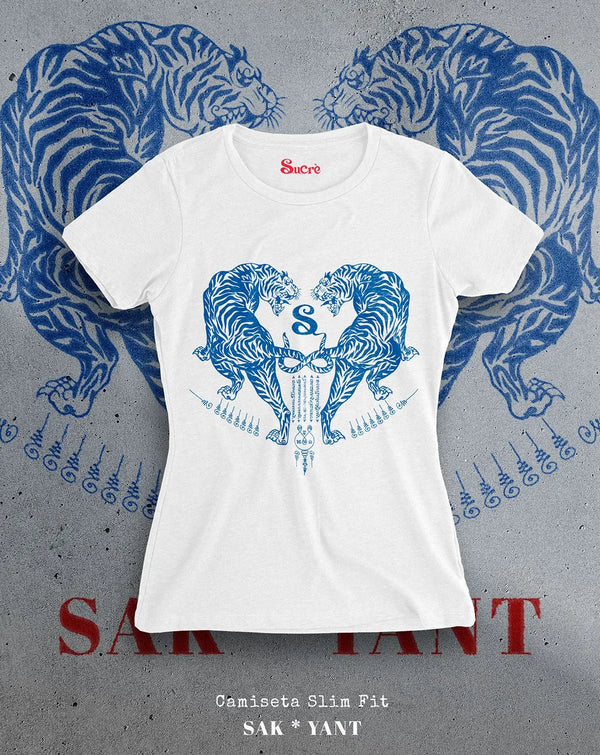 CAMISETA FEMININA SLIM FIT - SAK*YANT Camiseta BeSucrè Branca P 