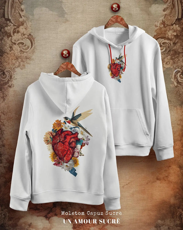 MOLETOM CAPUZ - AMOUR SUCRÈ Moletom BeSucrè Branca P 