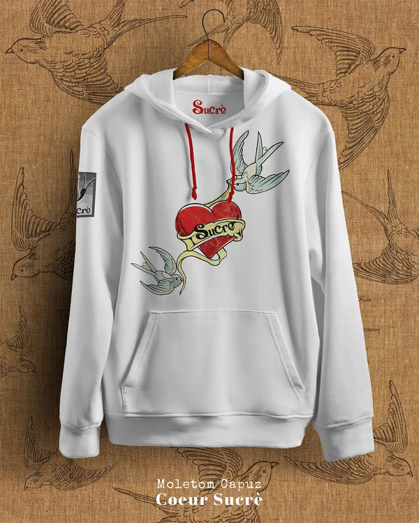 MOLETOM CAPUZ - COEUR SUCRÈ Moletom BeSucrè Branca P 