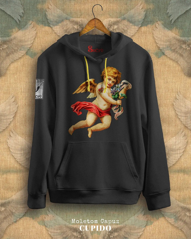 MOLETOM CAPUZ - CUPIDO Moletom BeSucrè Preto P 