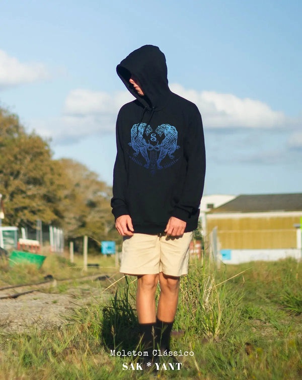 MOLETOM CAPUZ - SAK*YANT Moletom BeSucrè Preto P 